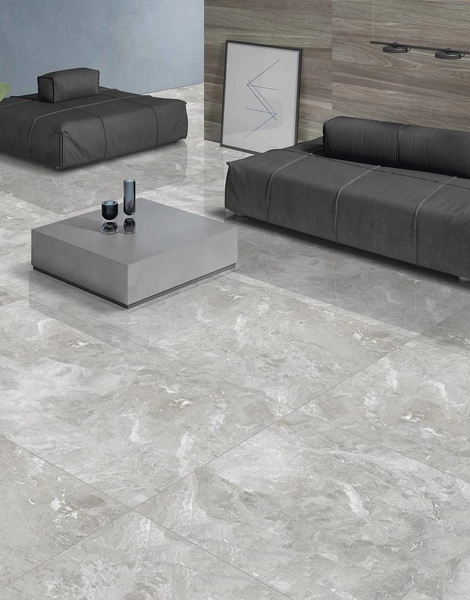 Brecia grey керамогранит серый  полированный 60x60