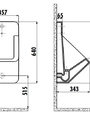 Писсуар сенсорный URINAL цв. белый TP640-00CB00E-0001