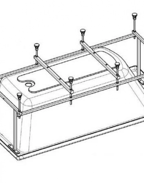 Монтажный комплект к ванне Roca ELBA 170х75