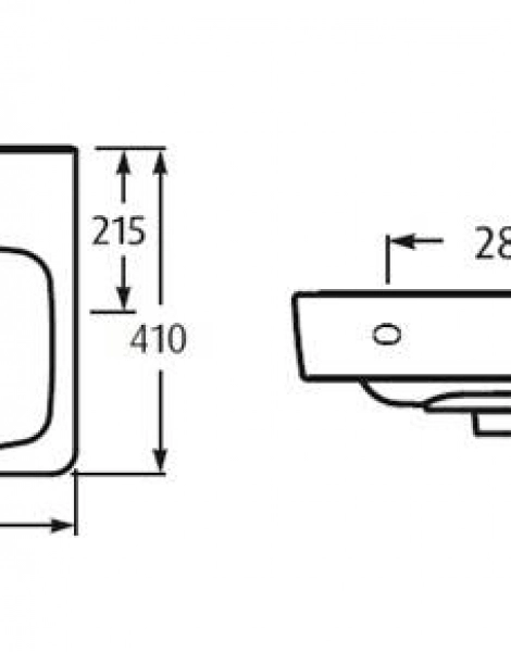 Раковина AQUATON Нео 50, белая (1WH302184)