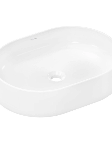 Раковина - чаша Hansgrohe Xuniva U 550x400x130 накладная, белый (60166450)