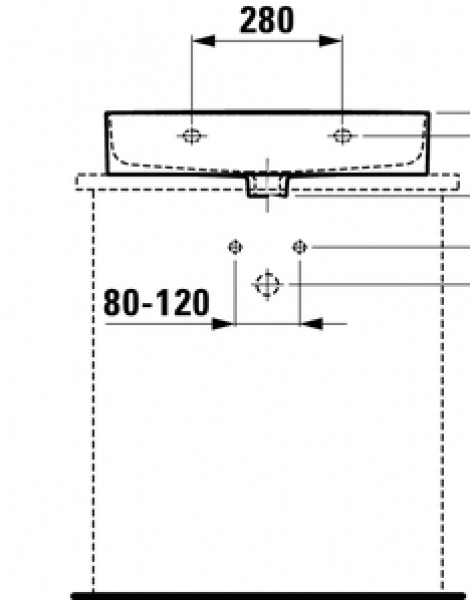 Раковина Laufen VAL 600х420 см, белая (8.1628.3.000.109.1)