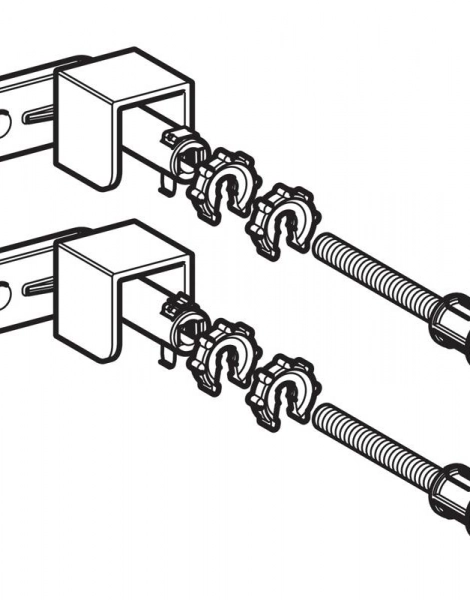 Комплект крепления к стене для отдельного монтажа Geberit Duofix