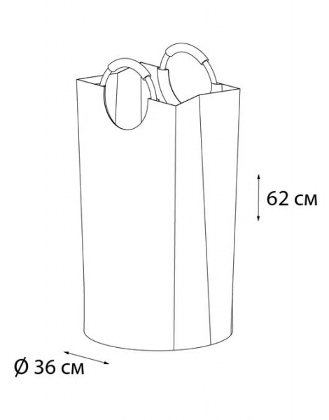 Корзина для белья Fixsen , с рисунком (FX-1011)