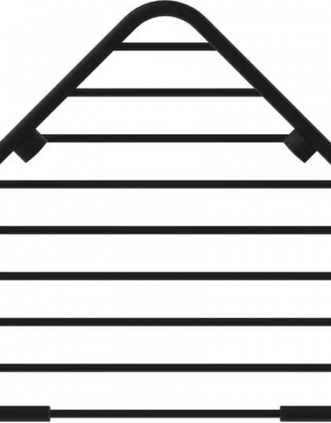 Полочка угловая Ideal Standard IOM, с крепежом, черный (A9105XG)