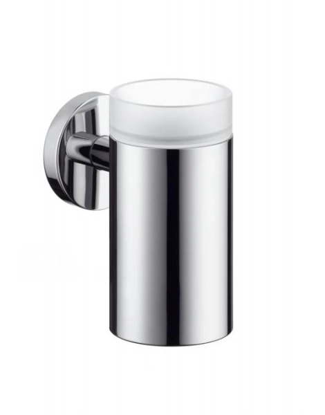 Стаканк для зубных щеток Hansgrohe Logis, с держателем, хром (40518000)