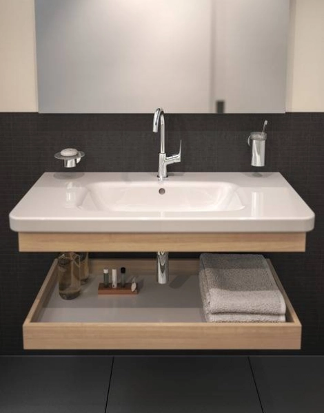 Стаканк для зубных щеток Hansgrohe Logis, с держателем, хром (40518000)