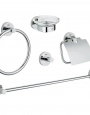 Набор аксессуаров для ванной Grohe Essentials Хром (40344001)