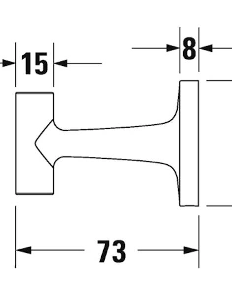 Крючок Duravit , Черный (0099294600)