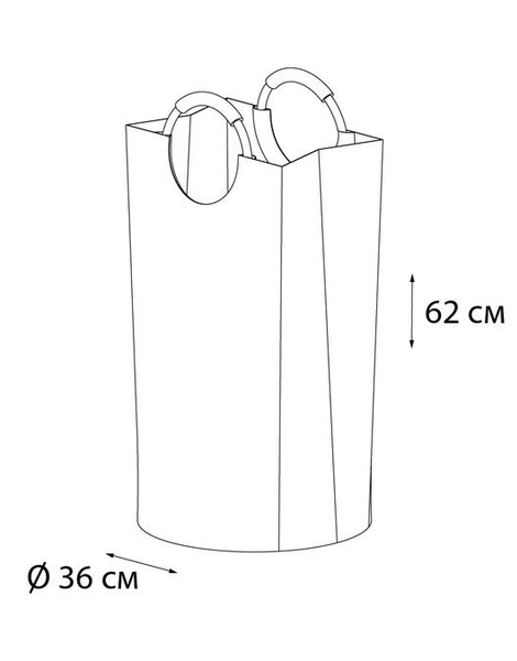 Корзина для белья Fixsen , с рисунком (FX-1012)