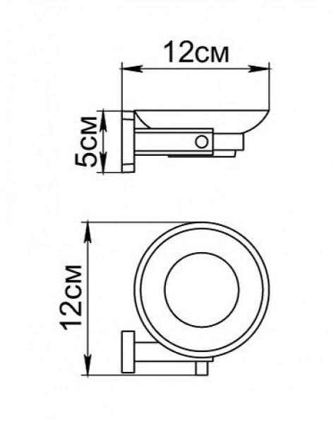 Мыльница Fixsen Coral, Хром (GR-7008)