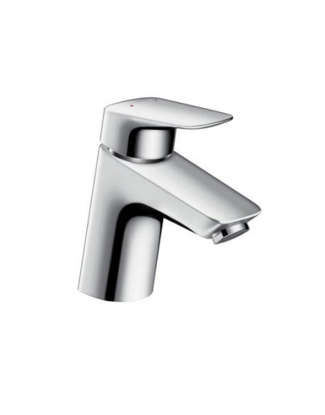 Смеситель для раковины Hansgrohe Logis, однорычажный, без донного клапана, хром (71071000)
