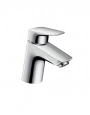 Смеситель для раковины Hansgrohe Logis, однорычажный, без донного клапана, хром (71071000)