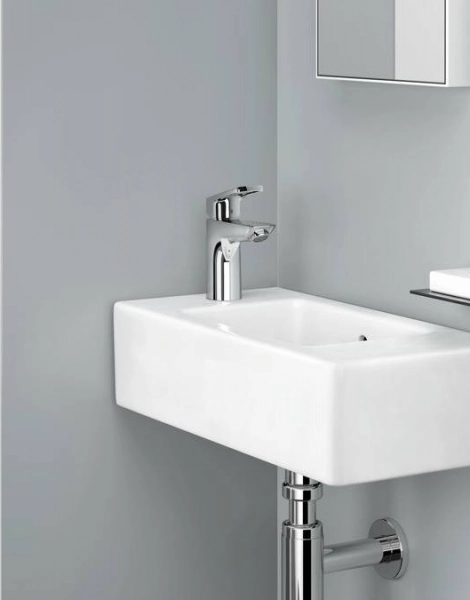 Смеситель для раковины Hansgrohe Logis Loop, однорычажный, с донным клапаном, хром (71151000)