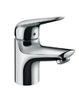 Смеситель для раковины Hansgrohe Novus, однорычажный, без сливного набора, хром (71021000)