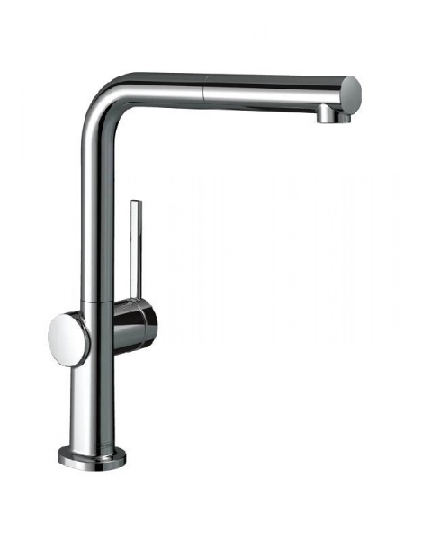 Кухонный смеситель Hansgrohe Talis M54, с вытяжным изливом, 1jet, sBox, хром