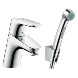 Export Group – Смеситель для раковины Hansgrohe Focus E2 с гигиеническим душем, хром (31926000)