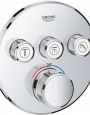 Смеситель для душа Grohe Grohtherm SmartControl с термостатом Хром (29121000)