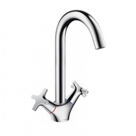 Export Group – Смеситель для кухонной мойки Hansgrohe Logis M32 220, двухвентильный, хром (71285000)