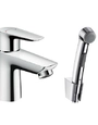 Смеситель для раковины Hansgrohe Talis E с гигиеническим душем, хром (71729000)