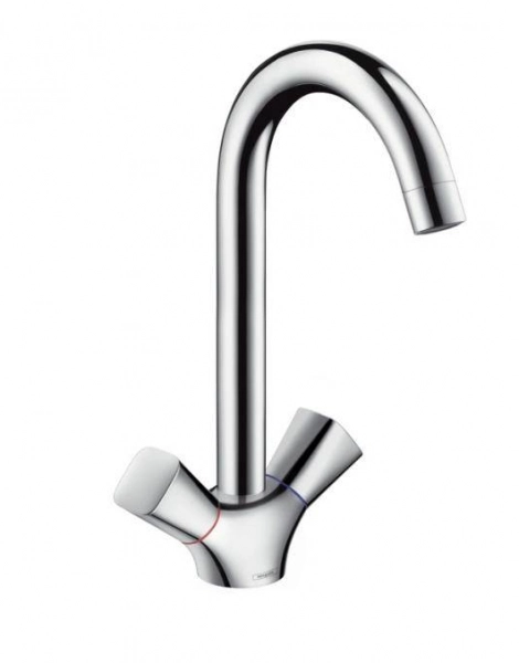 Смеситель для кухонной мойки Hansgrohe Logis M31 220 двухвентильный, хром (71280000)