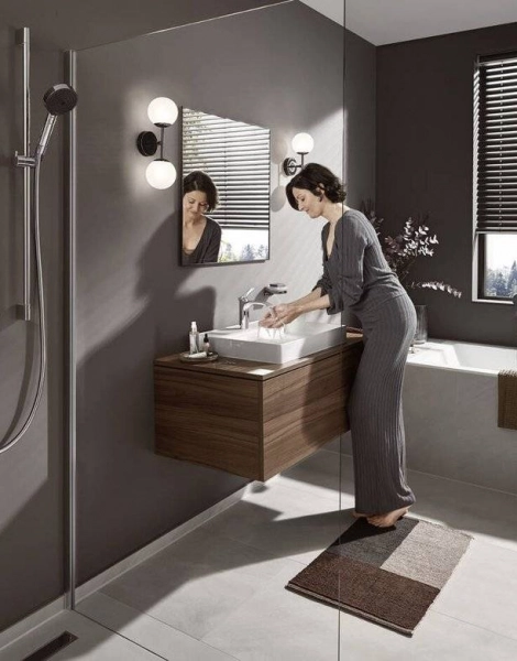 Смеситель для душа Hansgrohe Vivenis, однорычажный, внешнего монтажа, хром (75620000)