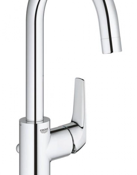 Смеситель для раковины GROHE BauFlow с донным клапаном, L-Size, хром (23753000)