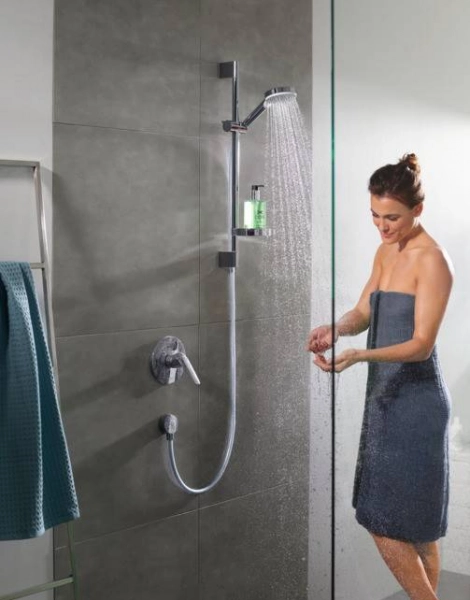 Однорычажный смеситель для душа, скрытый монтаж, хром Hansgrohe 71067000 Novus