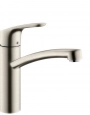 Hansgrohe 31806800 Focus Смеситель для кухни 160, однорычажный, с накидной гайкой, 3/8