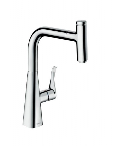 Смеситель для кухни Hansgrohe Metris Select M71, однорычажный, хром (14857000)