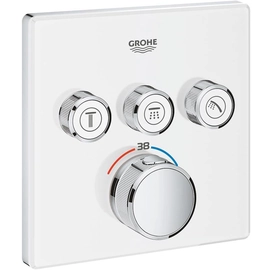 Export Group – Смеситель термостатический Grohe Grohtherm SmartControl внешняя частьна 3 выхода, белая луна (29157LS0)