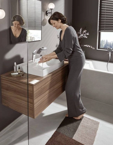 Смеситель Hansgrohe Vivenis для ванны с душем, хром (75420000)