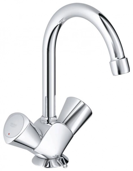 Смеситель для раковины GROHE Costa S с цепочкой, хром (21338001)