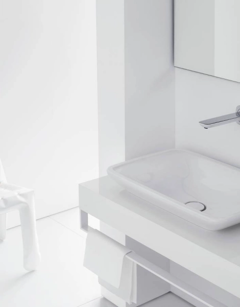 Hansgrohe 15085000 PuraVida Смеситель для раковины, однорычажный, ВМ, излив 225 мм, хром