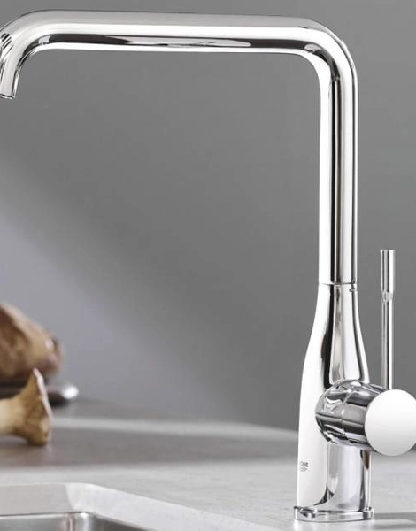 Смеситель для кухонной мойки Grohe Essence+ с высоким изливом, хром (30269000)