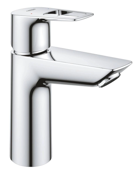 Смеситель для раковины GROHE BauLoop с донным клапаном, M-Size, EcoJoy, хром (23886001)