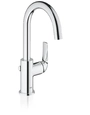 Смеситель для раковины GROHE BauCurve со сливным гарнитуром, L-Size, хром (23090000)