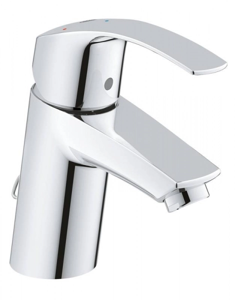 Смеситель для раковины GROHE Eurosmart New с цепочкой, S-size, хром (23372002)