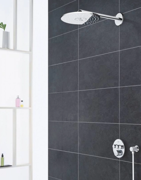 Душевой комплект Grohe Rainshower SmartActive с термостатом Хром (34705000)