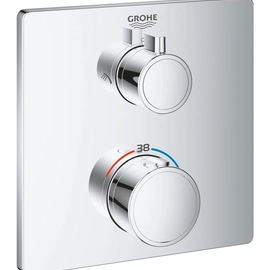 Export Group – Термостатический смеситель для душа GROHE Grohtherm с переключателем на 2 положения верхний-ручной душ, внешняя часть, хром (24079000)