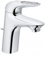 Смеситель для раковины GROHE Eurostyle с донным клапаном, хром (23564003)