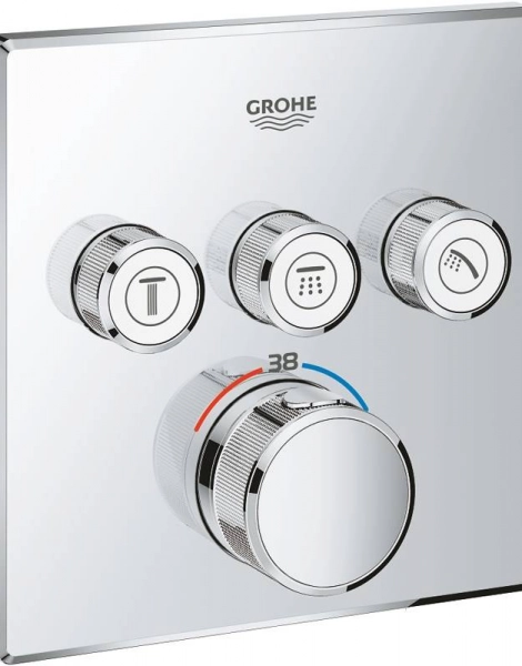 Смеситель для душа Grohe Grohtherm SmartControl с термостатом Хром (29126000)