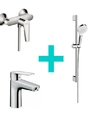 Набор Hansgrohe Logis E 100 3 в 1, хром (CS00053217)