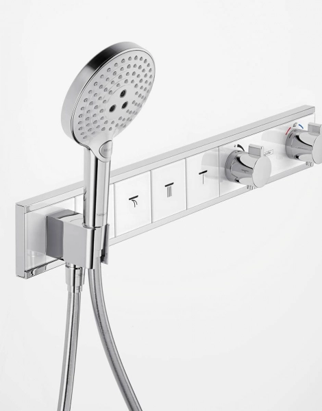 Hansgrohe 15357400 RainSelect с 4 кнопками, СМ, белый/хром