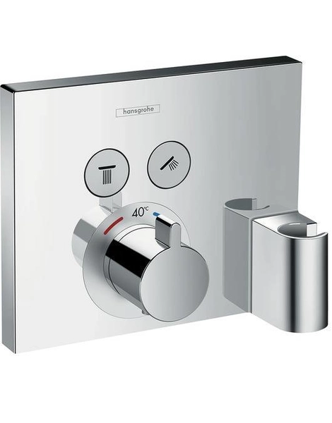 Смеситель для душа Hansgrohe ShowerSelect, с термостатом, с держателем, хром (15765000)