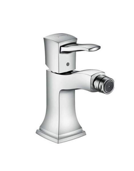 Смеситель для биде Hansgrohe Metropol Classic, со сливным гарнитуром, однорычажный, хром (31320000)