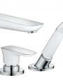 Hansgrohe 15432400 PuraVida Смеситель монтаж на край ванны, на 3 отверстия, 1/2