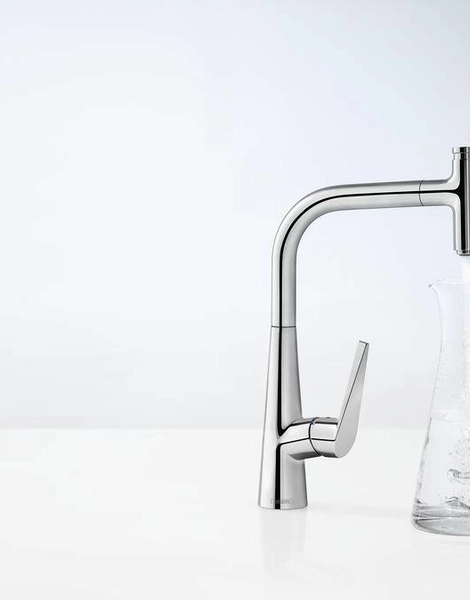 Смеситель Hansgrohe Talis Select S для кухонной мойки, однорычажный, хром (72821000)