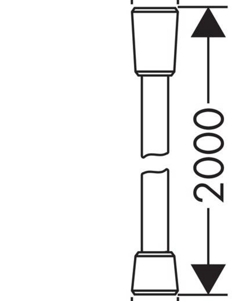 Душевой шланг Hansgrohe Isiflex 2,00 м, 1/2, хром (28274000)