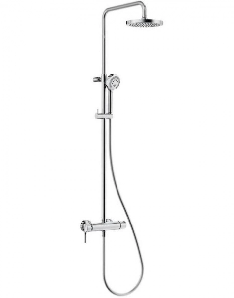 Душевая система KLUDI LOGO DUAL SHOWER SYSTEM со смесителем, хром (6808505-00)